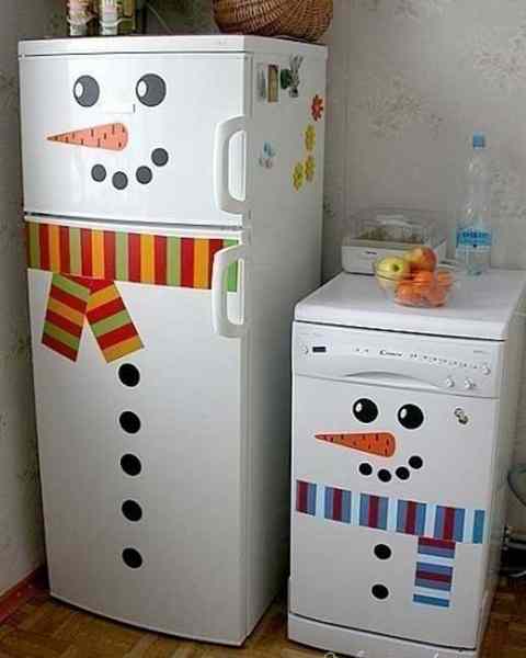 Как украсить холодильник. Фото.
